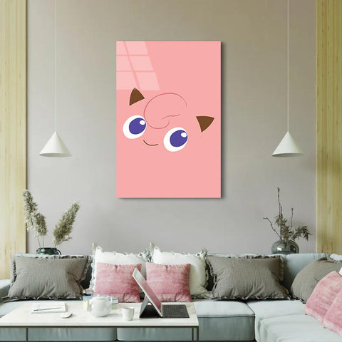 Jigglypuff - Pokemon - Glass