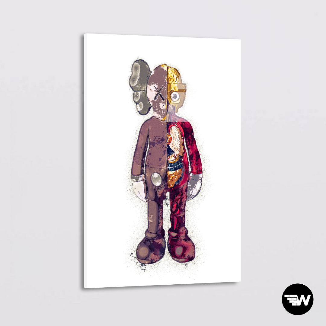 BEARBRICK - HALF HUMAN