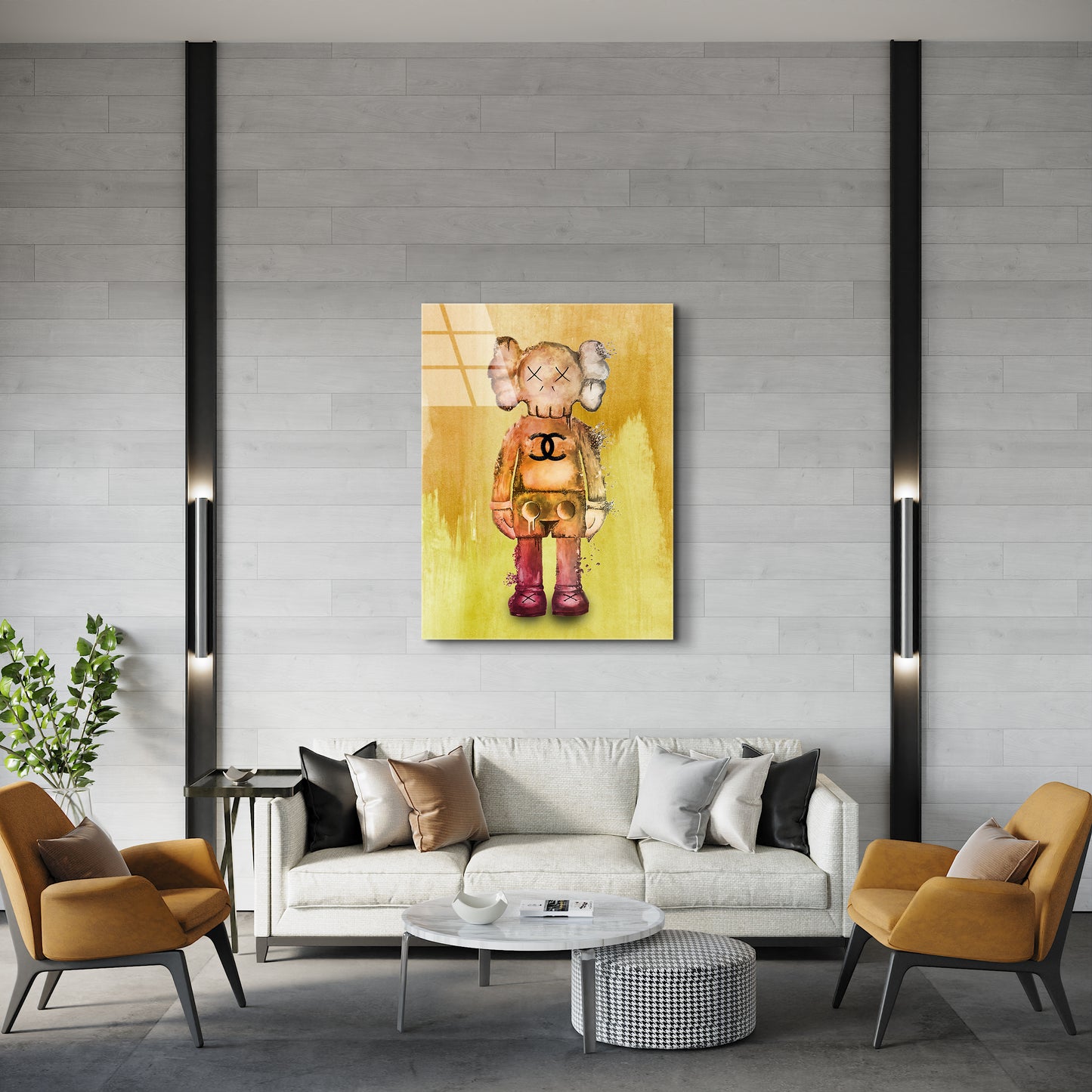 BEARBRICK - YELLOW VIP