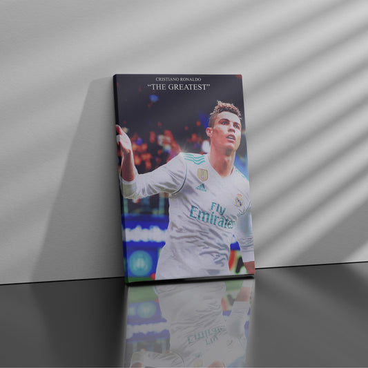 Cristiano Ronaldo 'The Greatest' - Soccer - Canvas