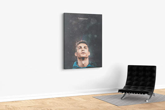 Cristiano Ronaldo 'The King' - Soccer - Canvas