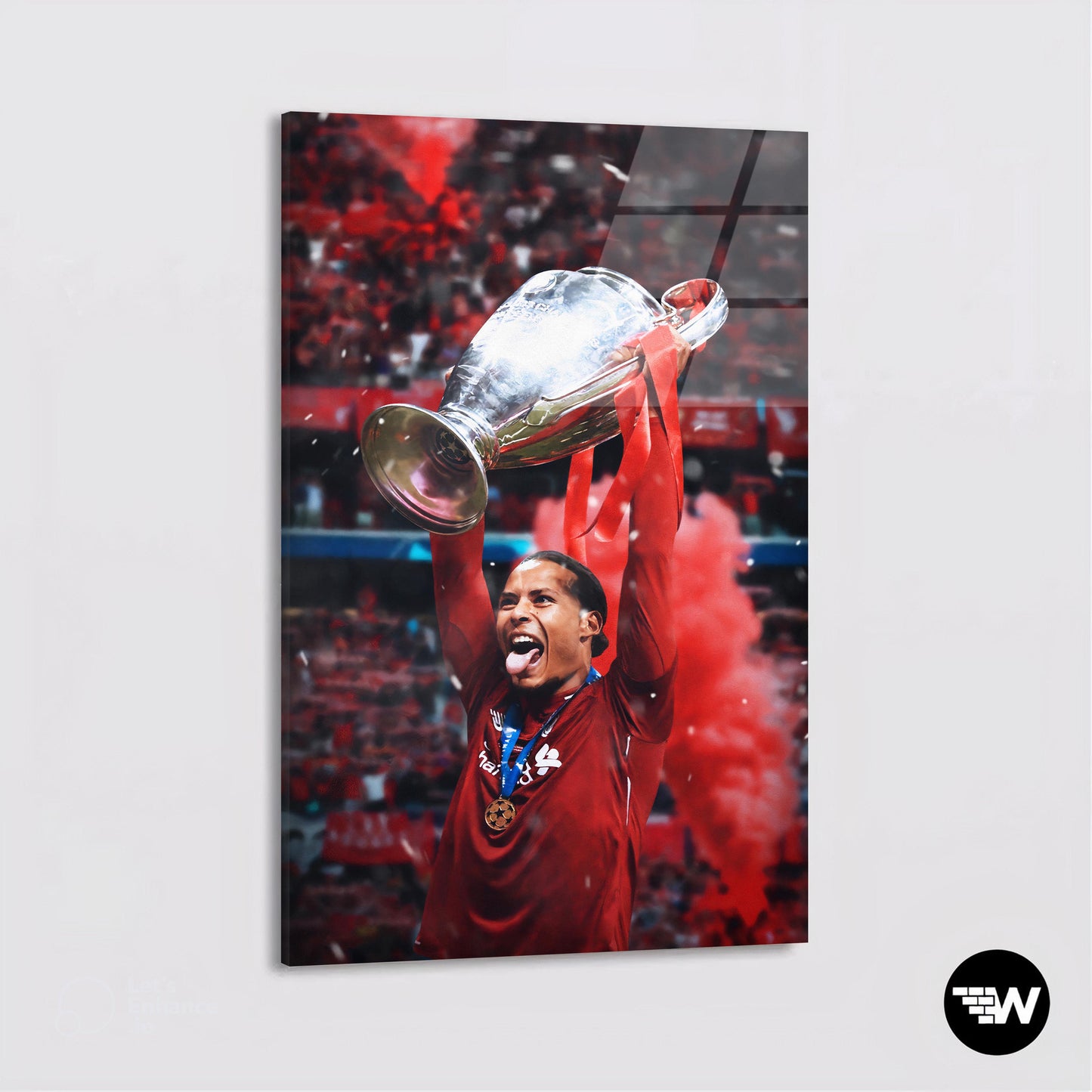 Van Dijk's Champions League Victory - Soccer - Glass