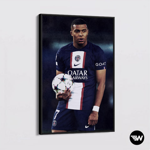 Mbappe's Qatar Airways Stance - Soccer - Poster